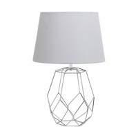 Distribuidor - Lâmpadas Diversas | Sobre Mesas Decoração | SOBREMESA LABEO 1XE27 CROMO 51.5X33X33 CM Ref: 134571020